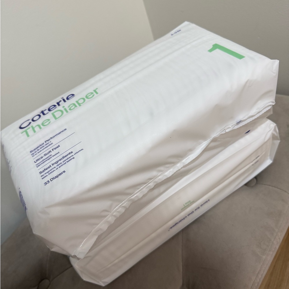 Coterie size 1 diapers